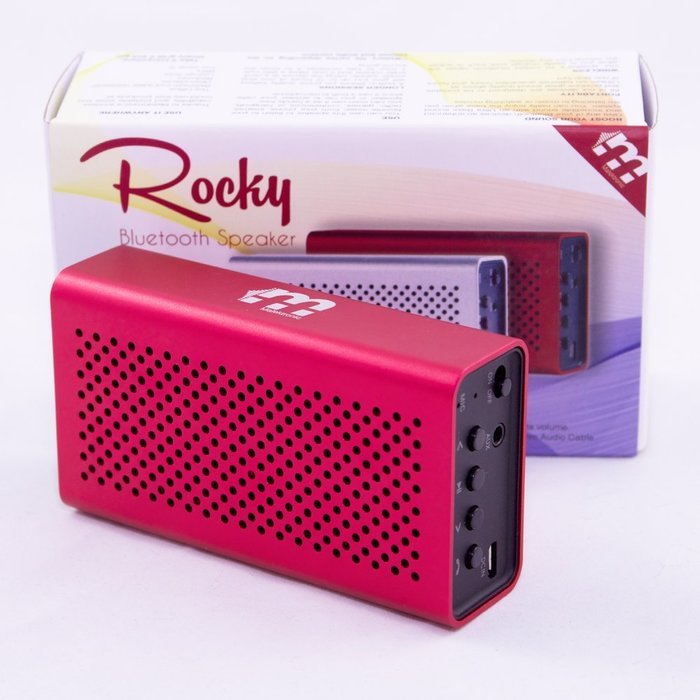 Malektronic Rocky Bluetooth Speaker - Red N2