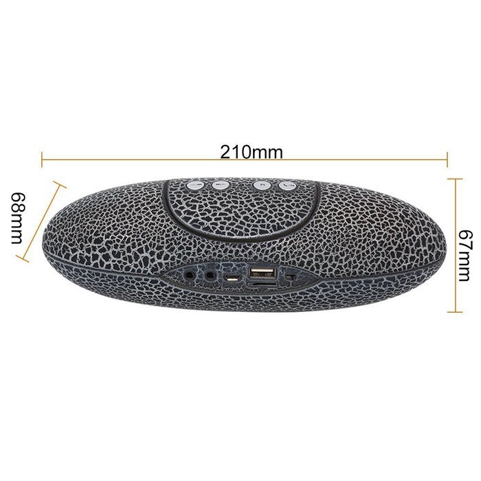 Mini Portable Wireless Bluetooth V3.0+EDR Speaker With Microphone &Bass,45MM Double Horn Double Diaphragm, Support... N5