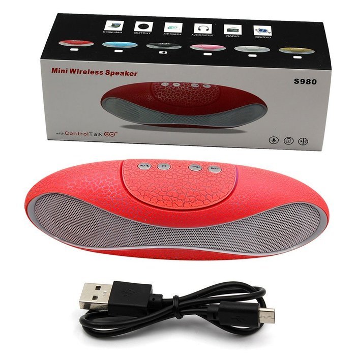 Mini Portable Wireless Bluetooth V3.0+EDR Speaker With Microphone &Bass,45MM Double Horn Double Diaphragm, Support... N15