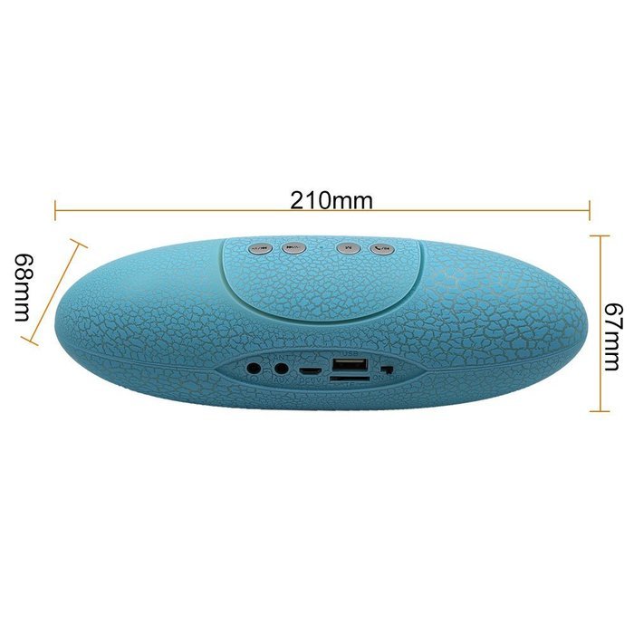 Mini Portable Wireless Bluetooth V3.0+EDR Speaker With Microphone &Bass,45MM Double Horn Double Diaphragm, Support... N20
