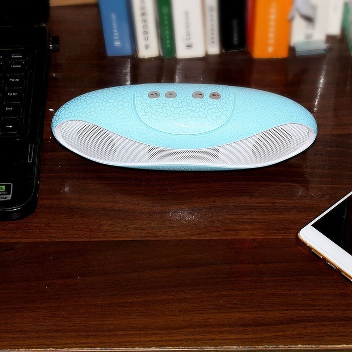 Mini Portable Wireless Bluetooth V3.0+EDR Speaker With Microphone &Bass,45MM Double Horn Double Diaphragm, Support... N23
