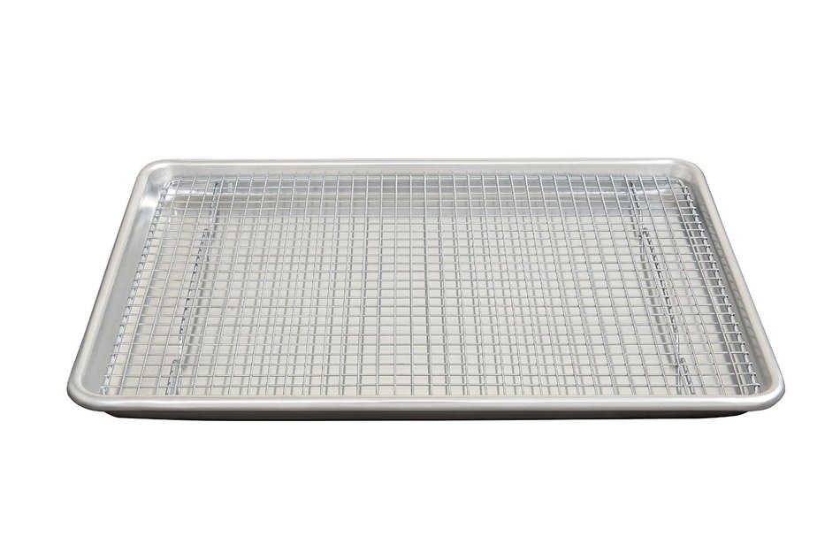 Mrs. Anderson&rsquo;s Baking Professional Half Sheet Baking and Cooling Rack, Heavyweight Chrome, 16.5-Inches x 11.75... N2