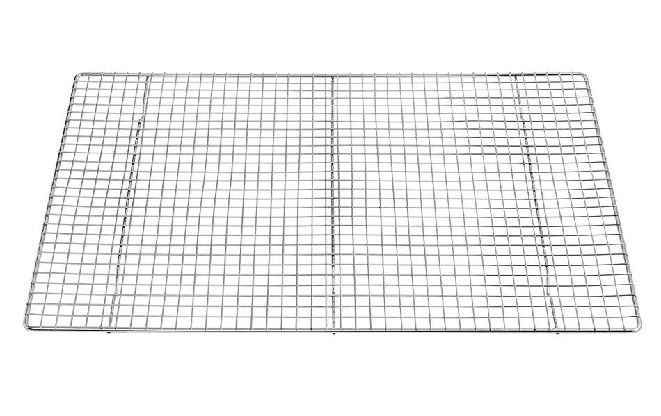 Mrs. Anderson&rsquo;s Baking Professional Half Sheet Baking and Cooling Rack, Heavyweight Chrome, 16.5-Inches x 11.75... N6
