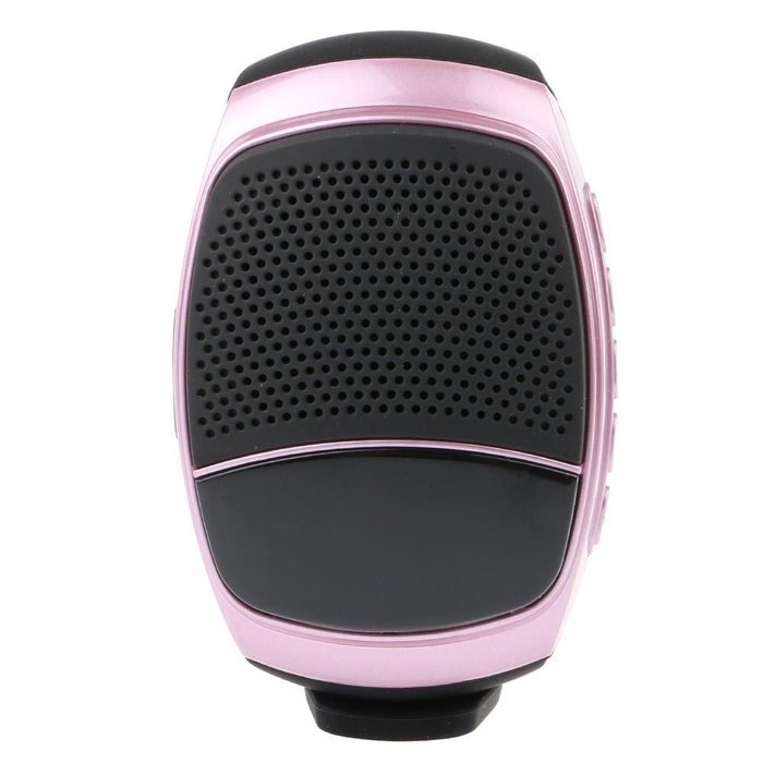 VANKER Universal Handsfree B90 Sports Bluetooth Wireless Smart Watch Speaker with FM Radio(Pink)