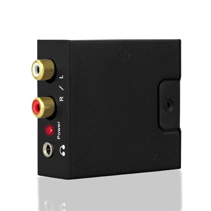 PROZOR Digital to Analog Converter DAC Digital SPDIF Toslink to Analog Stereo Audio L/R Converter Adapter with... N5