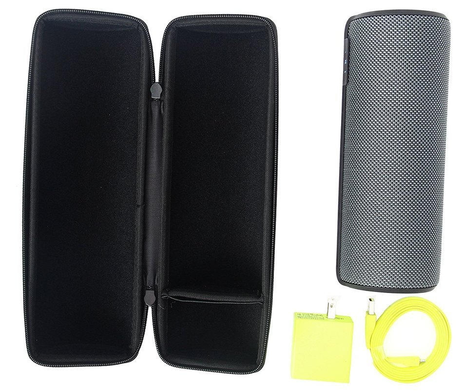Caseling Hard CASE for UE MEGABOOM Wireless Bluetooth Speaker - Fits Plug & Cables. N4