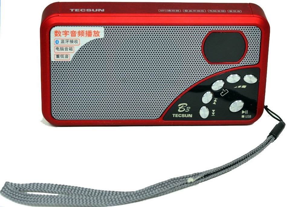 Tecsun B3 Portable Rechargeable Bluetooth Speaker with Built-in Micro SD Card Reader, Famous Tescun Radio Seris N3