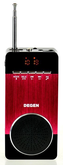 Degen DE660 3-in-1 Portable Bluetooth Speaker, Plug-n-Play USB / Micro SD MP3 Player and FM Radio with Voice Prompt...