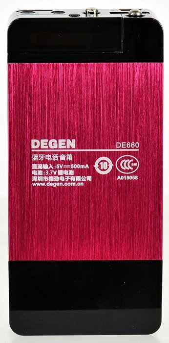 Degen DE660 3-in-1 Portable Bluetooth Speaker, Plug-n-Play USB / Micro SD MP3 Player and FM Radio with Voice Prompt... N2