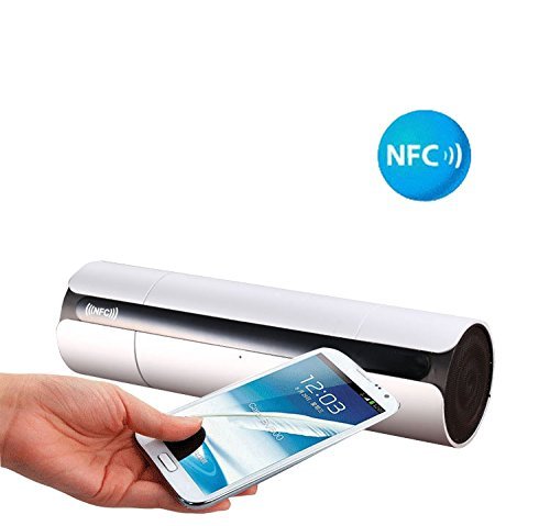 Bluetooth Speaker, Beegu Portable wireless 3D Sound Speaker with NFC, Build-in Mic, LED Display & Touch Screen N2