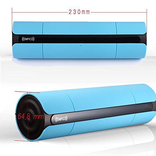 Bluetooth Speaker, Beegu Portable wireless 3D Sound Speaker with NFC, Build-in Mic, LED Display & Touch Screen N4