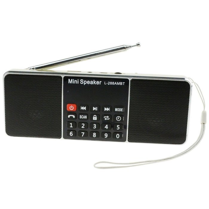 Portable Mutifunctional Bluetooth Dual Channel Digital AM / FM Radio Media Wireless Speaker MP3 Music Player Support...