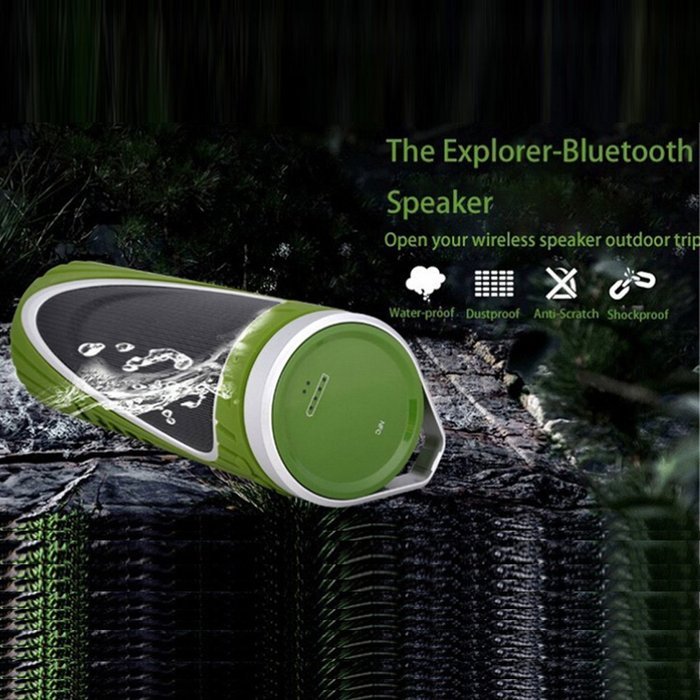 Portable Wireless Speakers Hands-free, Oceanheart Bicycle Riding Bass Military Outdoor Waterproof Bluetooth 4.0... N8