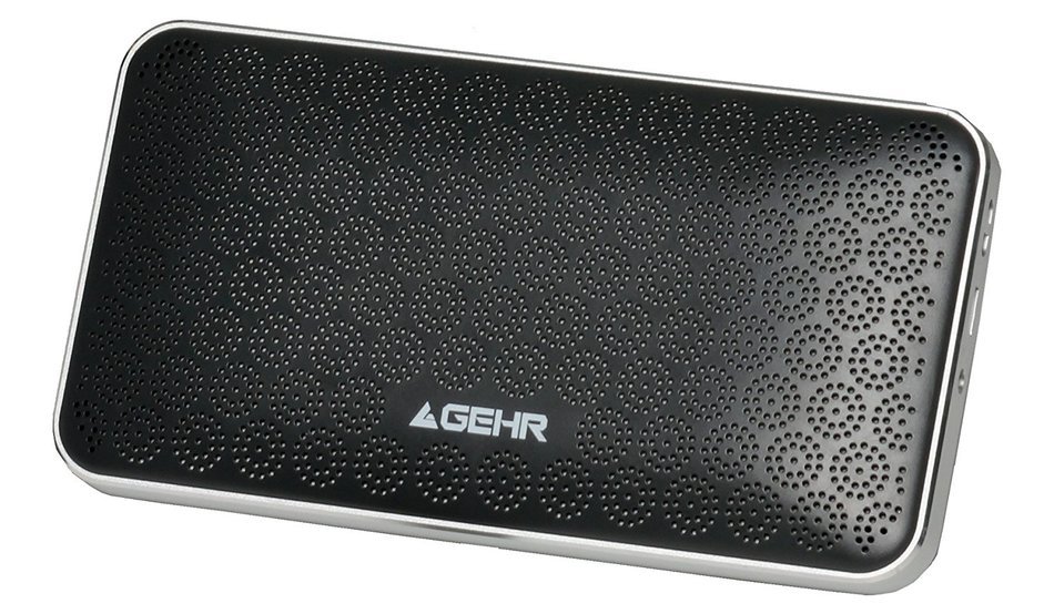 Gehr Portable Wireless Bluetooth Stereo Speaker: Small Unit, BIG Sound - Grey