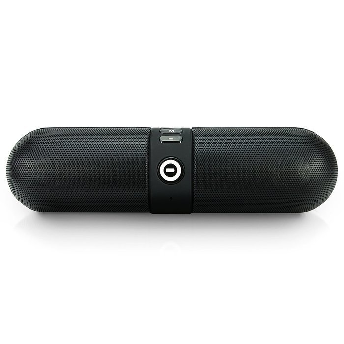 Pill Shape Portable Bluetooth Wireless Speaker with FM Radio, Micro SD, Line In. Built in Microphone, Rechargeable... N2