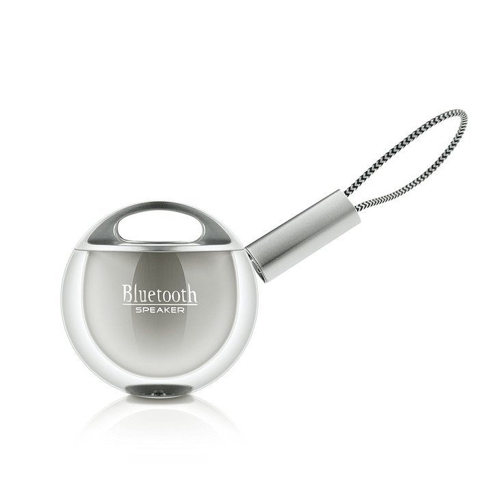 GizmoVine Bluetooth Speaker Wireless Portable Audio Powerful Sound Durable Long Lasting Playtime Silver