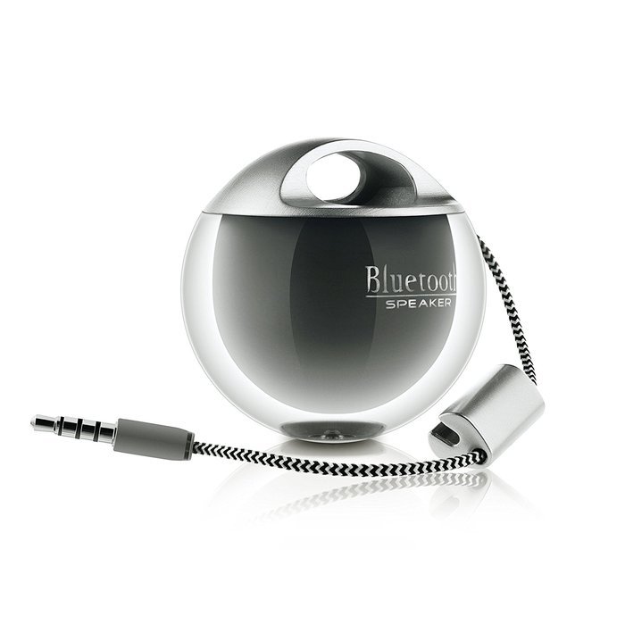 GizmoVine Bluetooth Speaker Wireless Portable Audio Powerful Sound Durable Long Lasting Playtime Silver N30