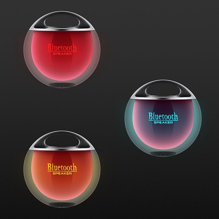 GizmoVine Bluetooth Speaker Wireless Portable Audio Powerful Sound Durable Long Lasting Playtime Silver N41