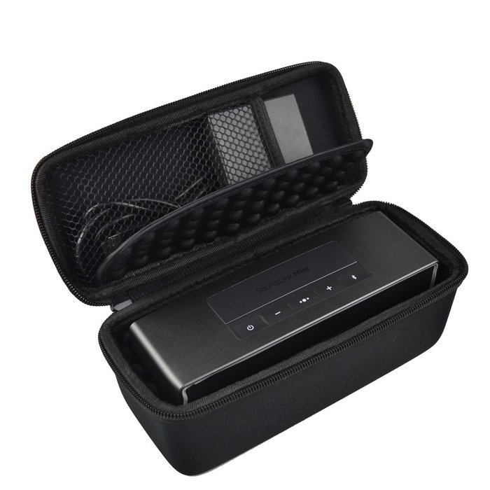 Estarer Carry Case for Bose Soundlink Mini I and Mini II Wireless Bluetooth Speaker Portable Hard Sleeve-Black