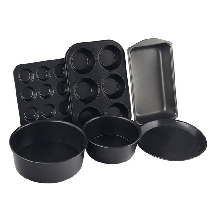 Happy Hours&reg; DIY Cake Mold 6" 8" Removable Bottom Mousse Chocolate Muffin Biscuit Cups Bread Loaf Pizza Bundt...