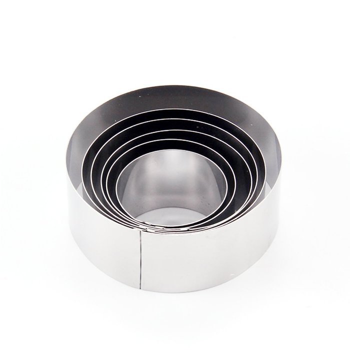Happy Hours&reg; DIY Cake Mold 6" 8" Removable Bottom Mousse Chocolate Muffin Biscuit Cups Bread Loaf Pizza Bundt... N17