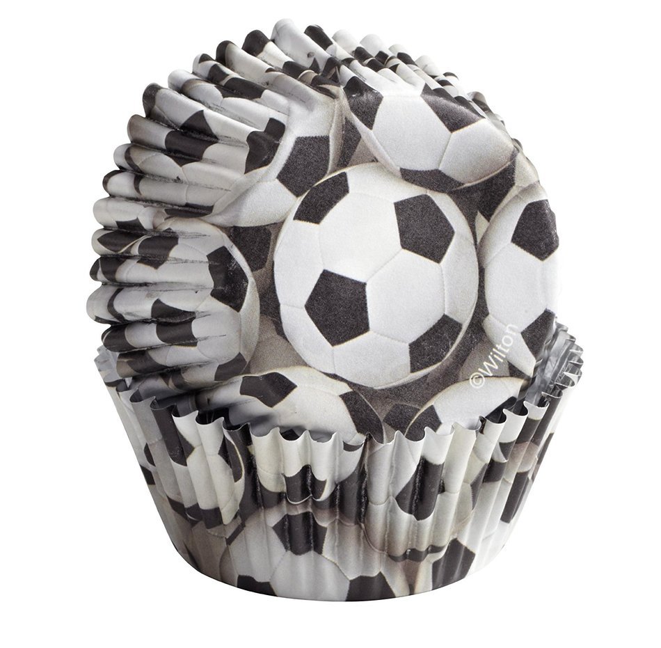 Wilton Standard Baking Cups, Soccer Color N3