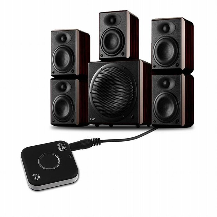 Powstro Wireless 4.1 Audio Receiver Adapter, NFC-Enabled Hands-free Bluetooth Receiver for Speaker Car Music Stereo... N3
