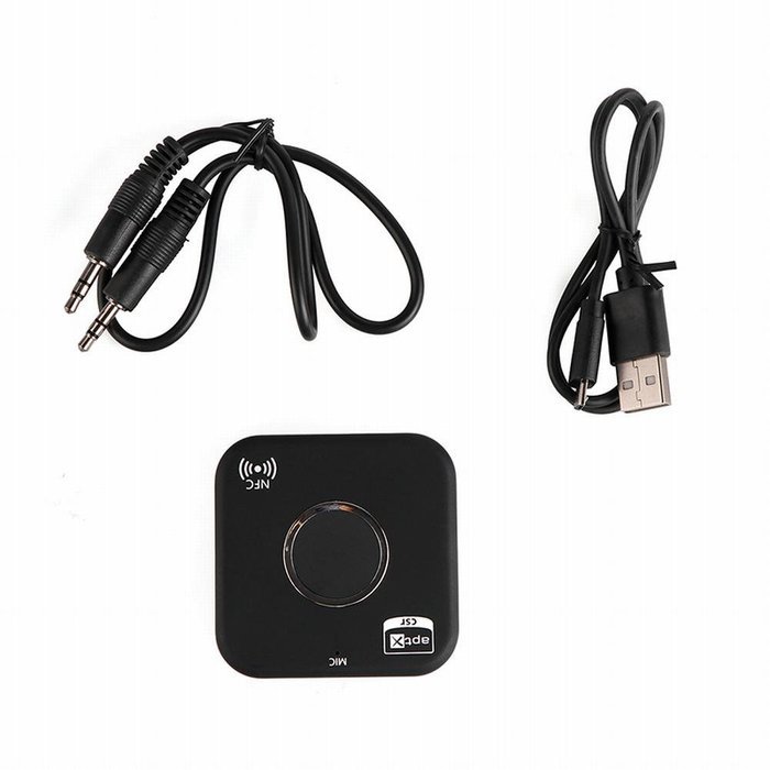 Powstro Wireless 4.1 Audio Receiver Adapter, NFC-Enabled Hands-free Bluetooth Receiver for Speaker Car Music Stereo... N6