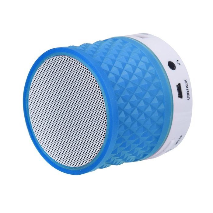 Mini Bluetooth Speaker,Womail FM Radio TF Card Speaker MP3 Player Blue N4