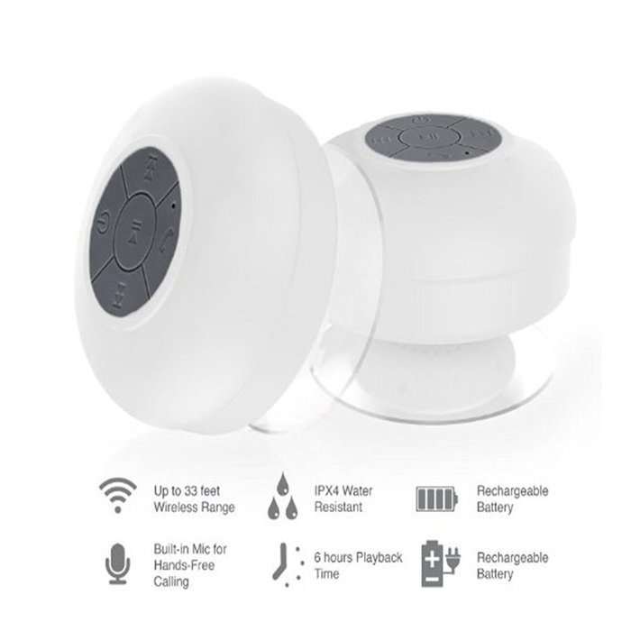 Water-Proof Bluetooth Speaker Mini Wireless Shower Speaker Hands-free Portable Speakerphone with Built-in Mic... N2