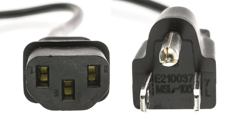 Amamax 12 Feet Long AC Power Cord Cable for VIZIOTV N2