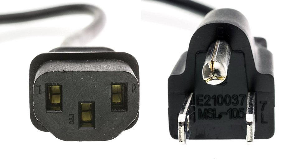 Amamax 12 Feet Long AC Power Cord Cable for VIZIOTV N5
