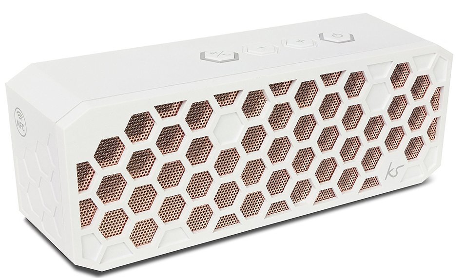 Kitsound Hive2 Bluetooth Wireless Universal Portable Rugged Stereo Speaker With 3.5 Mm Jack Compatible Smartphones...