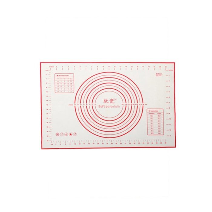 MuLuo Kitchen Baking Pastry And Dough Mat Oven Liner Cake Non-Stick Red