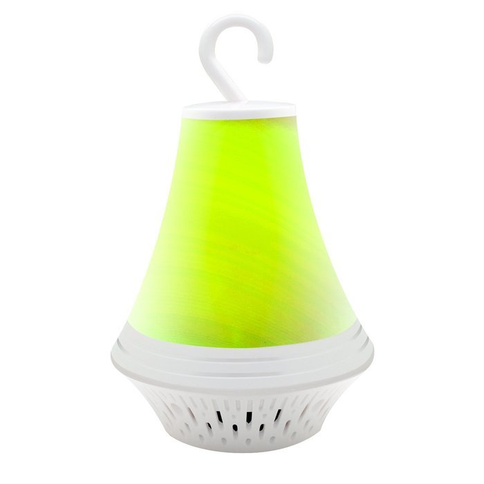 Mini Portable Rechargeable Wireless Bluetooth Speaker LED Light Decorative with TF Card Slot USB Cable - LED White