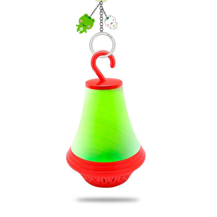 Mini Portable Rechargeable Wireless Bluetooth Speaker LED Light Decorative with TF Card Slot USB Cable - LED White N13