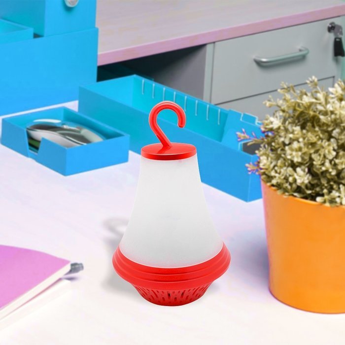 Mini Portable Rechargeable Wireless Bluetooth Speaker LED Light Decorative with TF Card Slot USB Cable - LED White N14