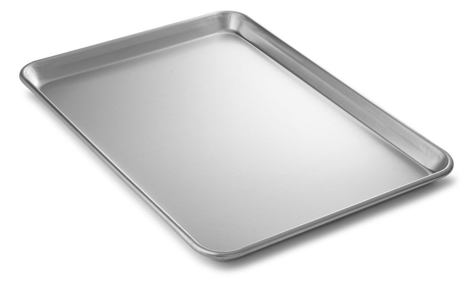 Bellemain Heavy Duty Aluminum Half Sheet Pan, 18" x 13" x 1"