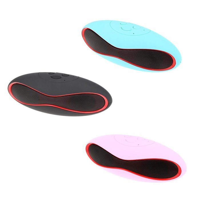 Andoer Potable X6U Mini Rugby / Football Stylish Wireless Stereo Bluetooth Speaker Hands-free with TF Card Slot... N4