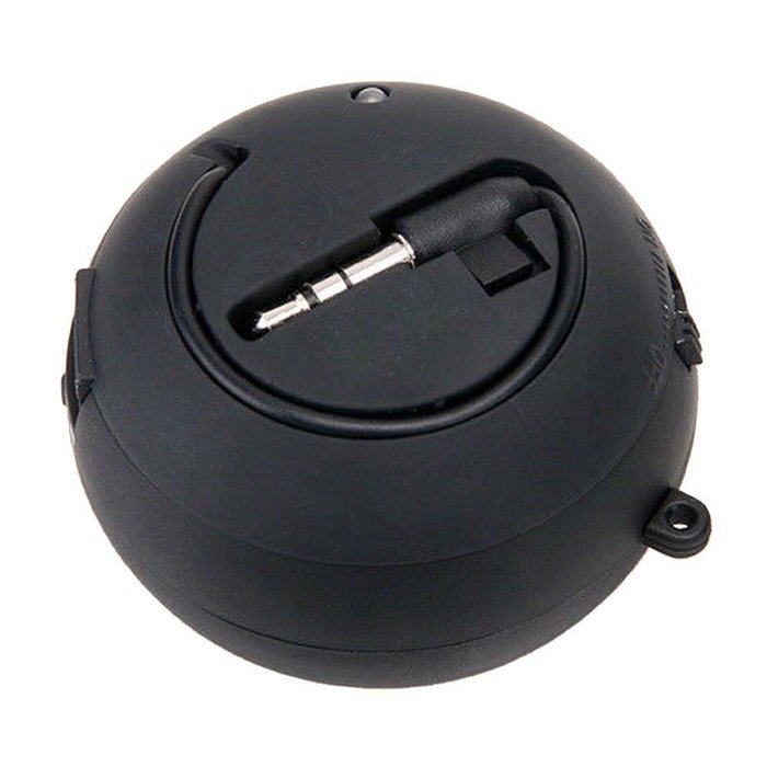 Black Mini Portable Hamburger Speaker For iPod iPhone Tablet Laptop PC MP3