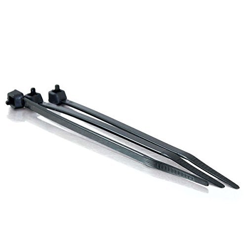 C2G / Cables To Go 43036 4-Inch Cable Ties - 100 Pack (Black) N2