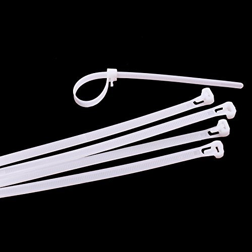 C2G / Cables To Go 43036 4-Inch Cable Ties - 100 Pack (Black) N9