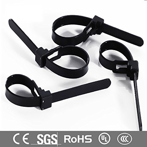 C2G / Cables To Go 43036 4-Inch Cable Ties - 100 Pack (Black) N12