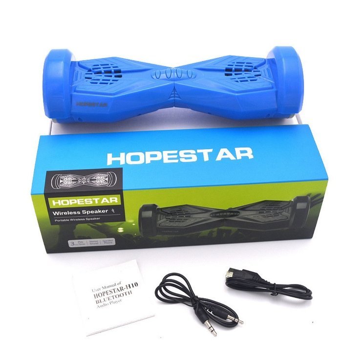 Portable Wireless Speaker, Hoverboard Scooter Shaped Stereo Bluetooth Speaker with Microphone AUX Input Music... N7