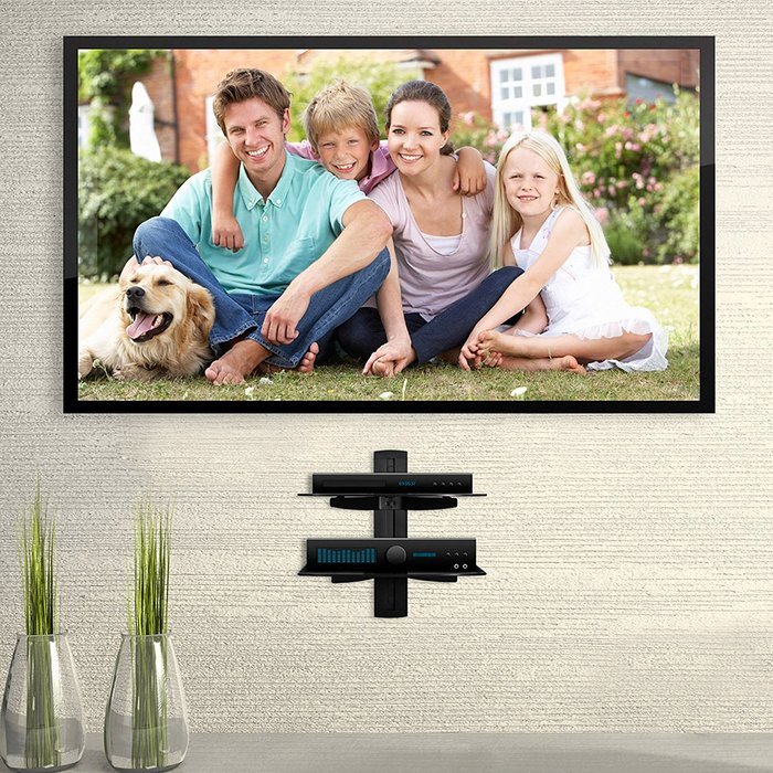 TV Wall Mount, Ematic TV Wall Mount Kit with Cable Organization for DVD Players, DVRs and Console Gaming Systems... N17