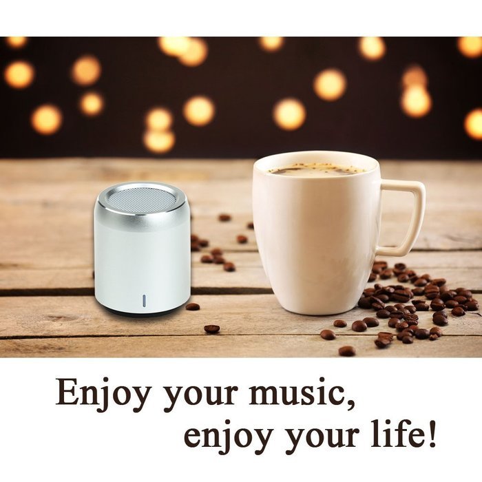 Luxon 3W Portable Wireless Bluetooth Speaker, Bluetooth V4.0 (Silver) N5