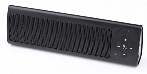 Aroc Electronics BTS-1001BLACK Bluetooth Portable Stereo Sound Speaker, Black