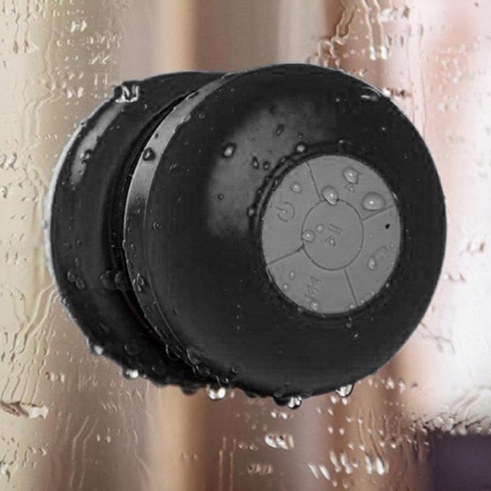 Three Pine Portable Subwoofer Shower Waterproof Wireless Bluetooth Speaker Car Handsfree Receive Call Music Suction... N5