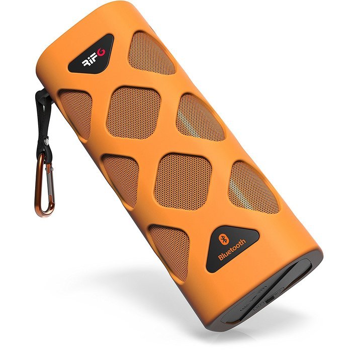 RIF6 Bluetooth CSR 4.0 Speaker, Portable, Wireless, Rechargeable with 10W Power and 30 Hour Battery, Built-in...