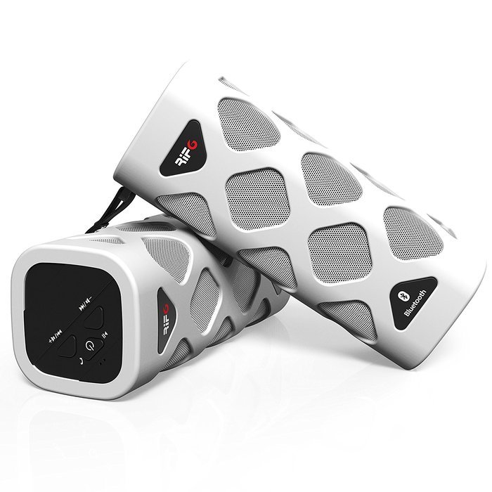 RIF6 Bluetooth CSR 4.0 Speaker, Portable, Wireless, Rechargeable with 10W Power and 30 Hour Battery, Built-in... N10